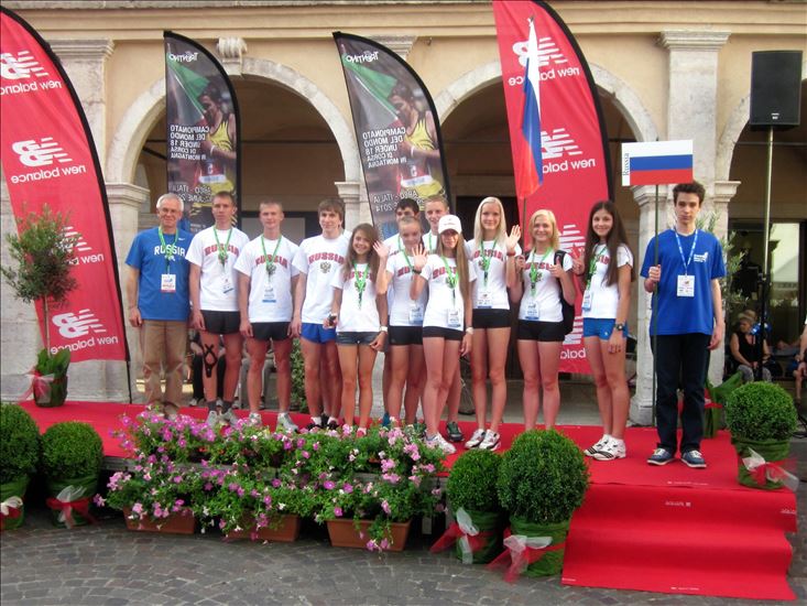 Команда России на церемонии открытия (фото А.Трушков)