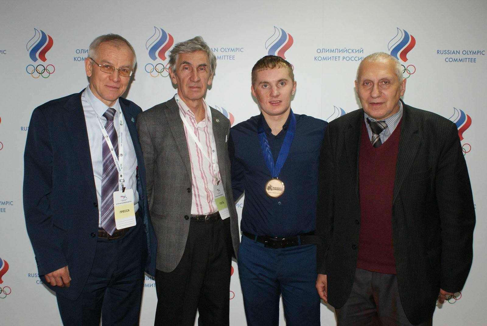Слева направо: Михаил Попов, Сергей Уланов, Виталий Лагушин, Борис Вязнер